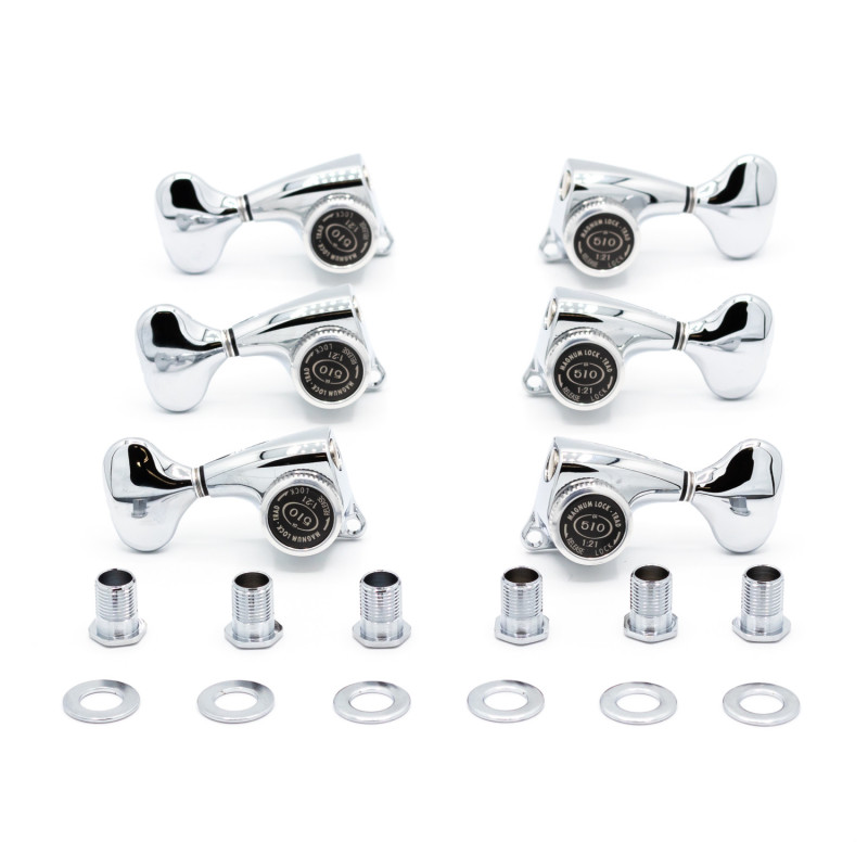 Meccaniche Locking 3L+3R Chrome