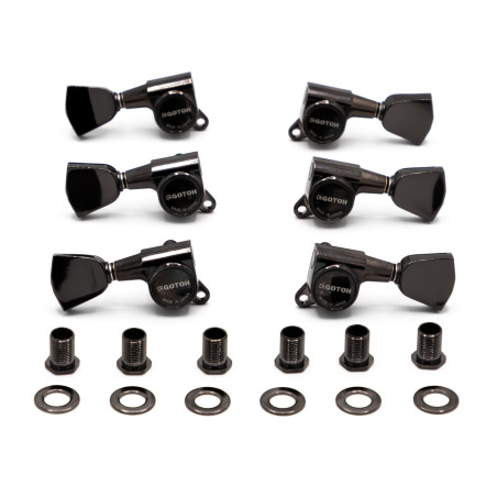 Meccaniche Standard 3L+3R Black Chrome