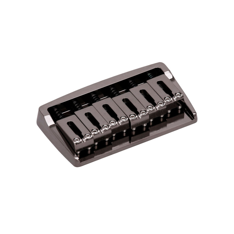 Ponte Fisso 6 Corde Black Chrome