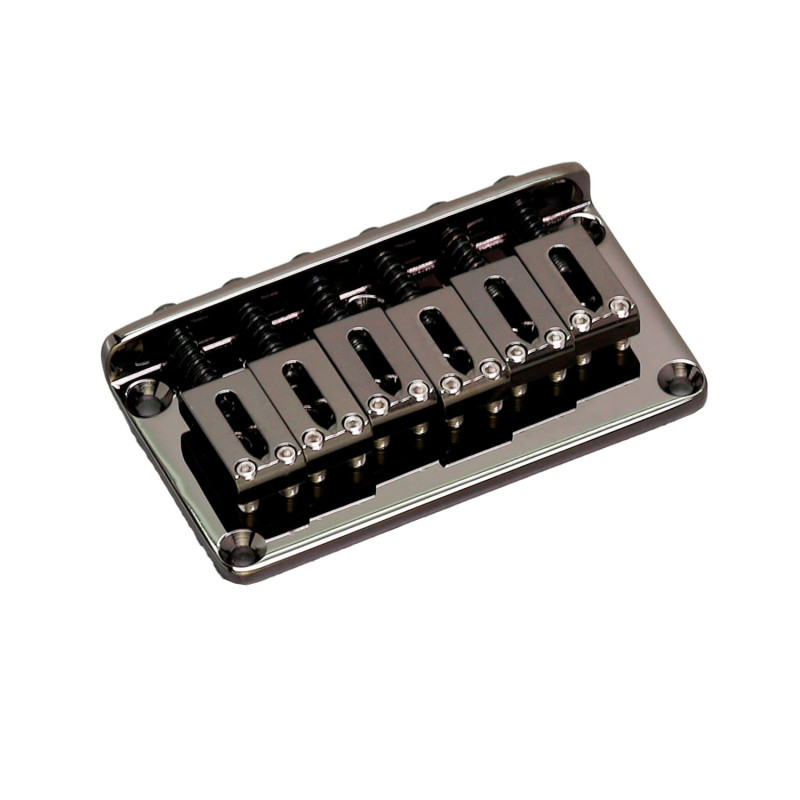 Ponte Fisso 6 Corde Black Chrome