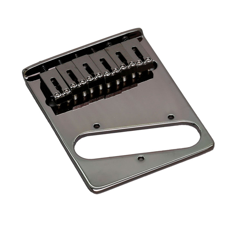 Ponte Fisso Tele Style 6 Corde Black Chrome