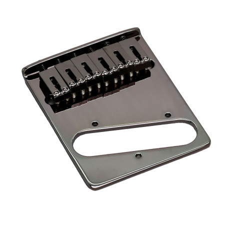Ponte Fisso Tele Style 6 Corde Black Chrome
