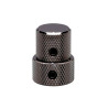 Potentiometer Concentric Knob 18mm Black Chrome