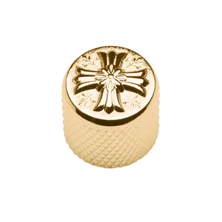 Potentiometer Knob 19mm Cross Gold