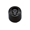 Potentiometer Knob 19mm Skull Black