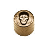 Potentiometer Knob 19mm Skull Gold