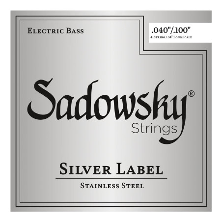 Silver Label Basso Elettrico 4 St 040-100 SS