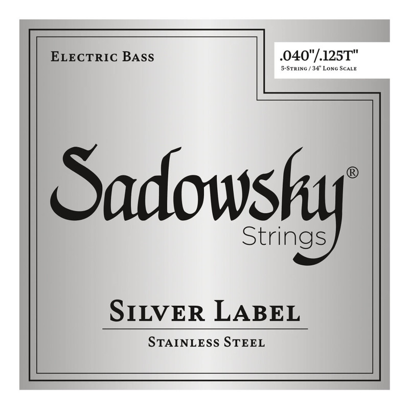 Silver Label Basso Elettrico 5 St 040-125 SS