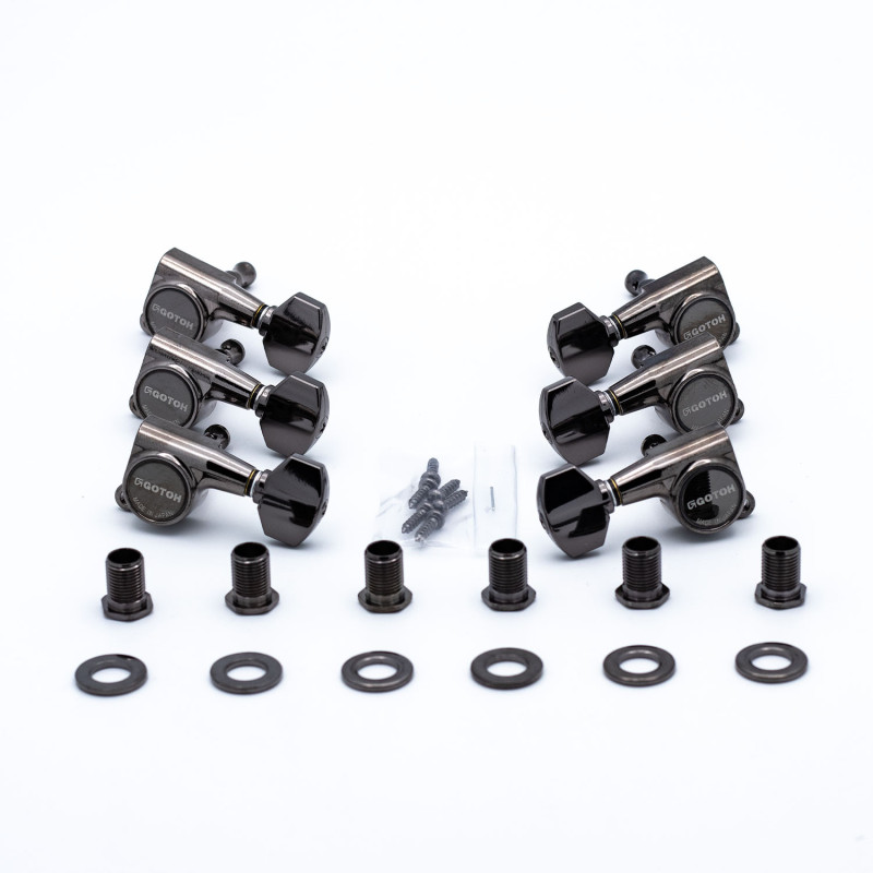 Meccaniche Standard 3L+3R Black Chrome