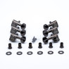 Meccaniche Standard 3L+3R Black Chrome