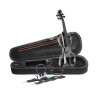 Violino 4/4 elettrico nero metallizzato