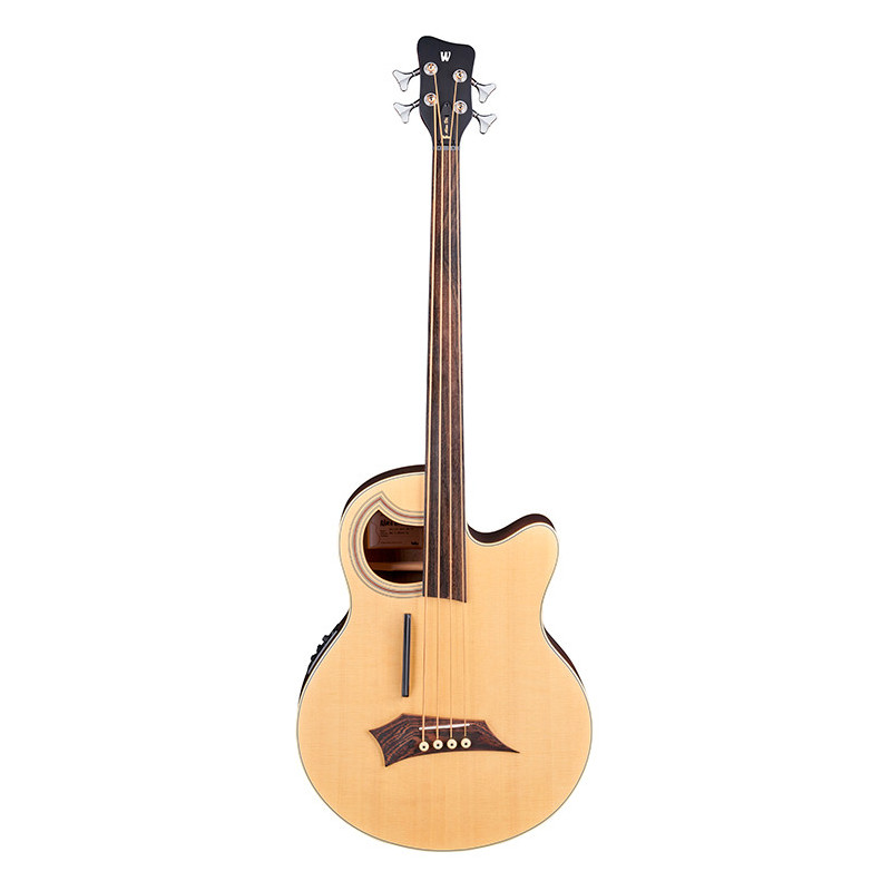 Alien Deluxe 4 Fretless Natural Satin