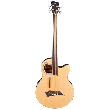 Alien Deluxe 4 Fretless Natural Satin