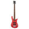 Streamer Standard 5 Burgundy Red Transparent Satin
