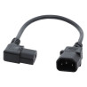 Power Ace IEC Connector Cable Male/Female 90