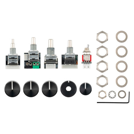 Onboard Bass Preamp 4 Knob System Mid Boost