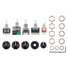Onboard Bass Preamp 4 Knob System Mid Boost