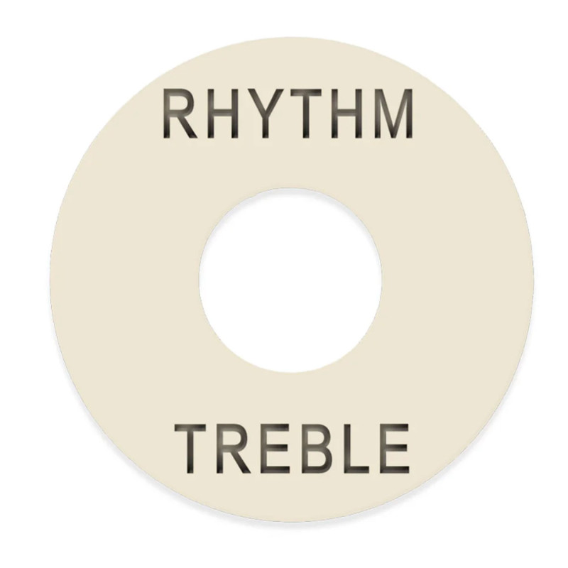 Plastic toggle ring Rhythm/Treble ivory