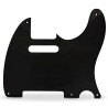 Pickguard 52 Tele Style 1ply 5 hole black