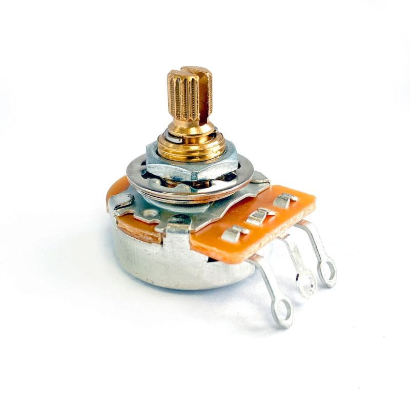 Potentiometer 250K linear split shaft short