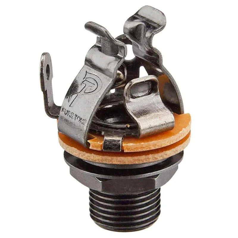 PureTone output jack stereo black nickel
