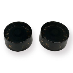 Speed knob aged black/white...