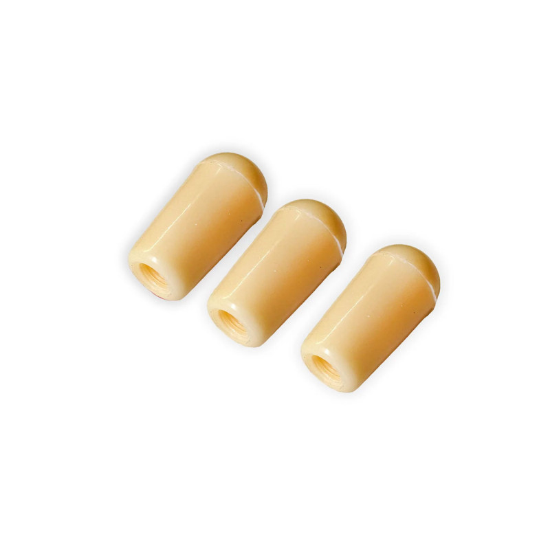 Switch cap 3way toggle aged white 3pcs