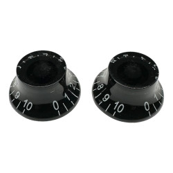 Bell knob black/white font...