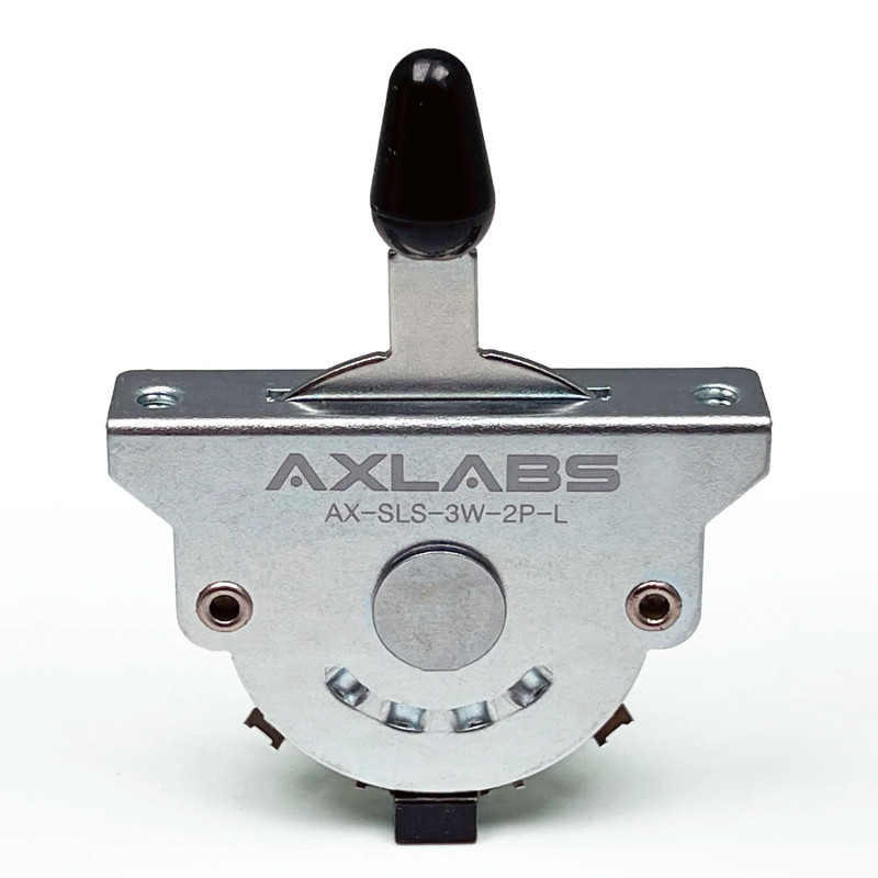 Toggle switch long 3way 2 pole nickel