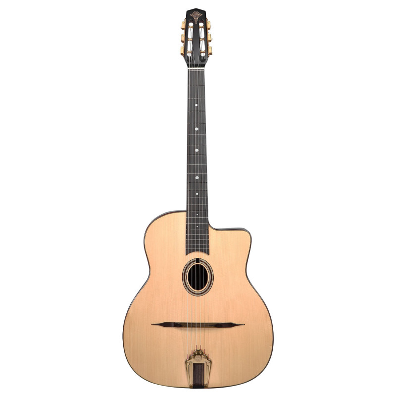 Chitarra Gypsy Jazz 6 corde buca piccola