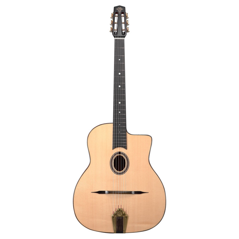 Chitarra Gypsy Jazz 6 corde buca piccola