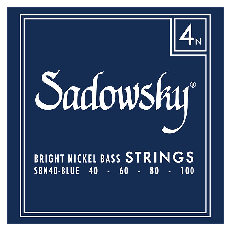 Blue Label Basso Elettrico 4 St 040-100 Nickel
