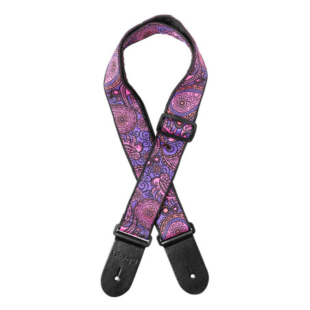 Tracolla 2 in nylon fantasia Paisley 1
