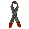 Tracolla 2 in nylon intrecciato grigia