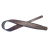 Tracolla 2,5 in eco-pelle marrone scuro