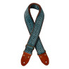 Tracolla 2 in nylon intrecciato blu