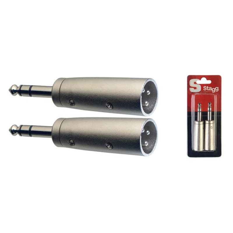 Adattatore 1xXlr M/1xJack M 6,3 ST Cnf.2pcs
