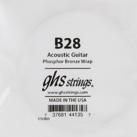 Singola acustica Phosphor Bronze 028