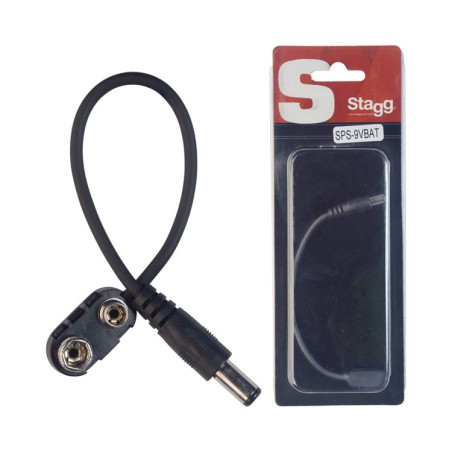 Cavo alimentazione 1 batteria 9V 0,15m