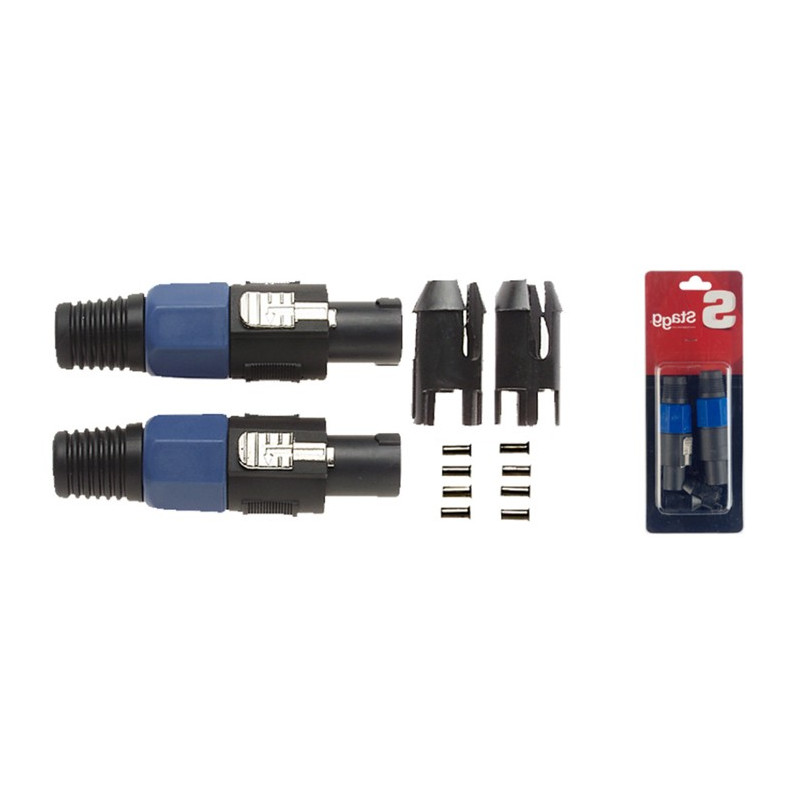 Connettore Speakon M 4 poli Cnf.2pcs