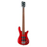 Streamer Standard 5 Burgundy Red Transparent Satin