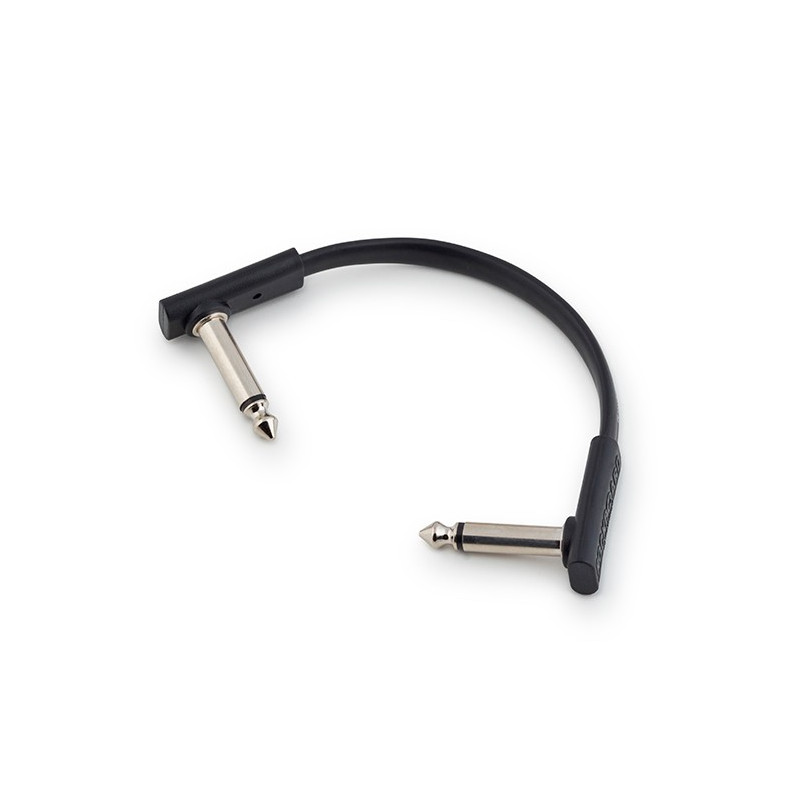 Flat Patch Cable Black 10cm