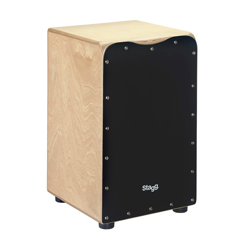 Cajon betulla frontale nero