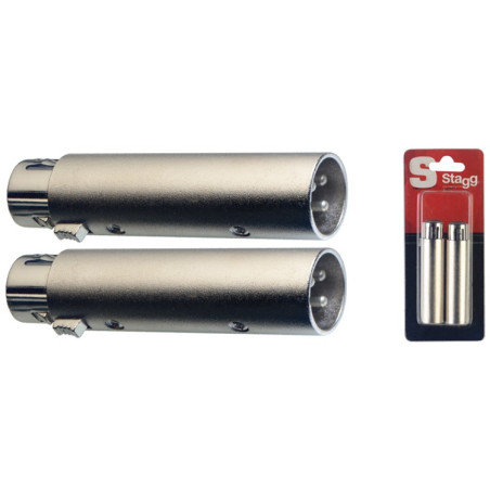 Adattatore 1xXlr F/1xXlr M Cnf.2pcs