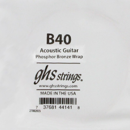 Singola acustica Phosphor Bronze 040