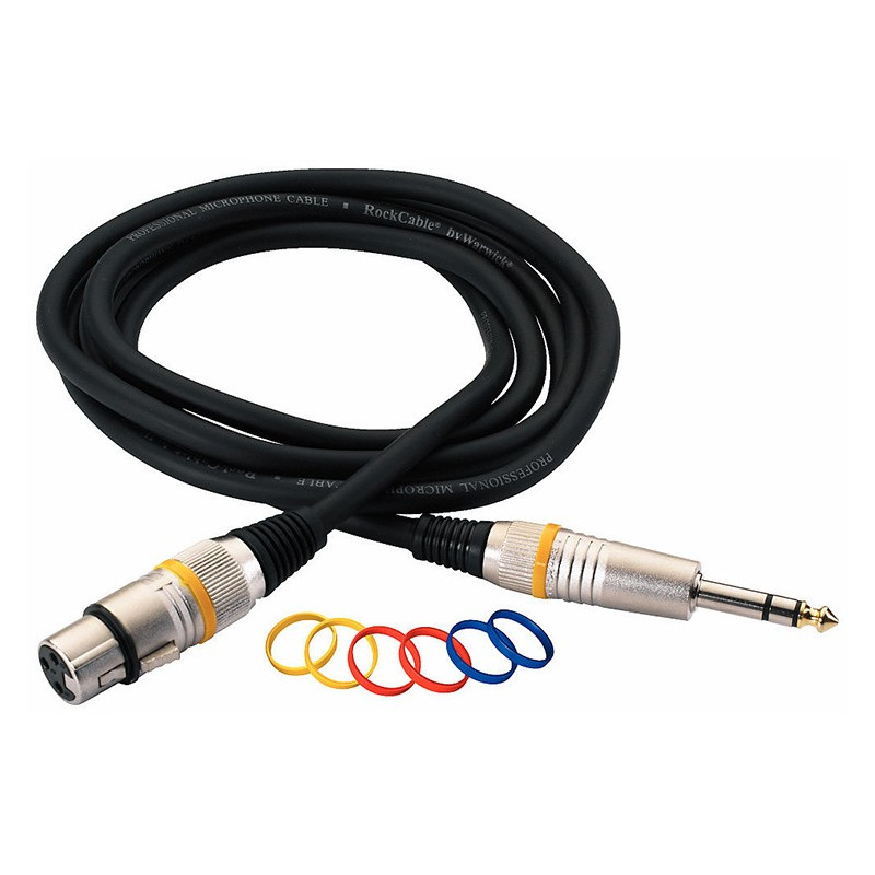 Cavo Bilanciato 6m 1x Xlr F/1x Jack 6,3 M ST