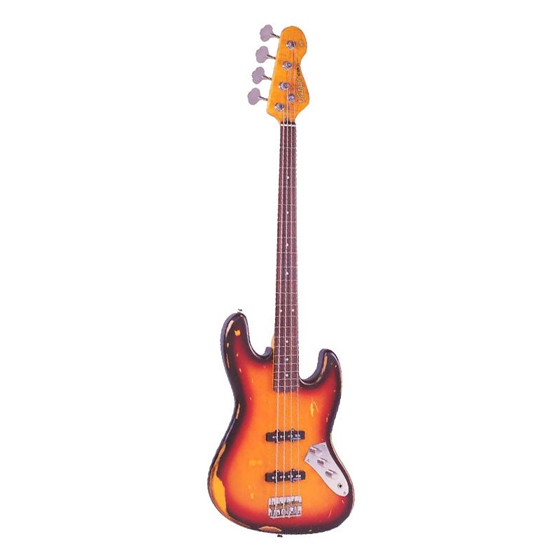 VJ74 FRETLESS ICON Distressed Sunburst