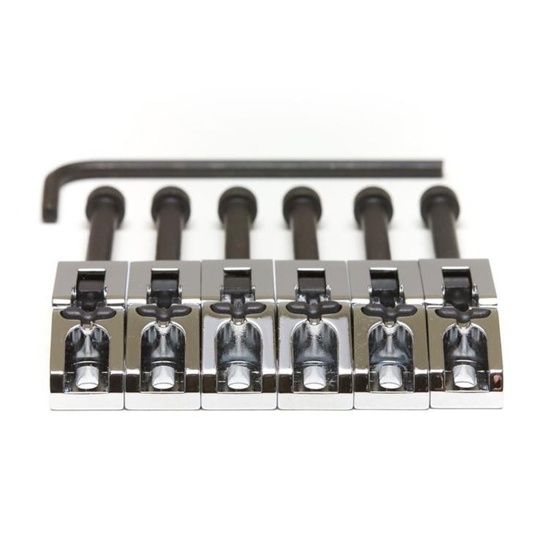 String Saver Floyd Rose Style Chrome 6Pcs