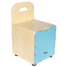 Cajon bambino tiglio frontale azzurro