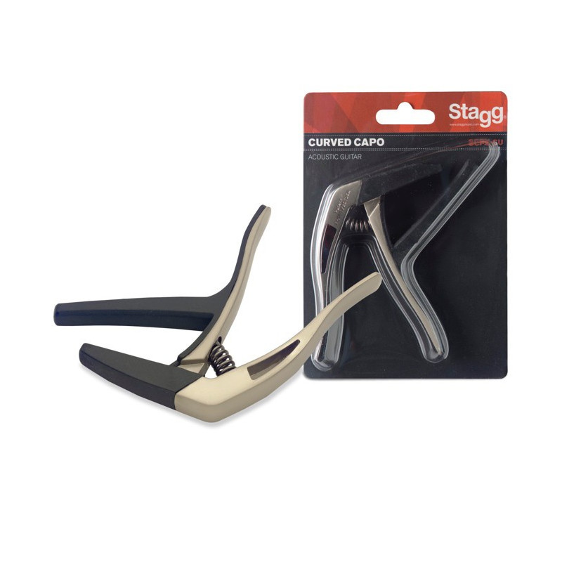 Capotasto per acustica/elettrica beige